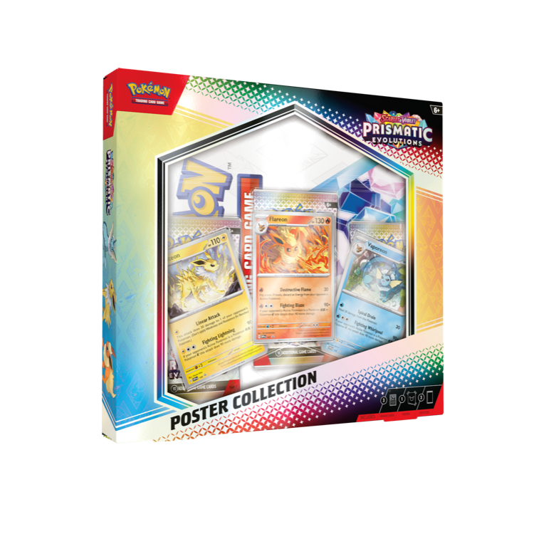 Pokémon TCG: Scarlet & Violet-Prismatic Evolutions Poster Collection