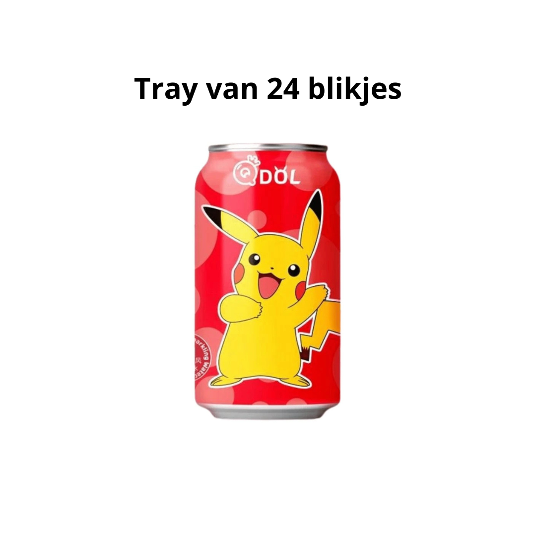 Pokemon QDOL Aardbei frisdrank Pikachu (330ml)