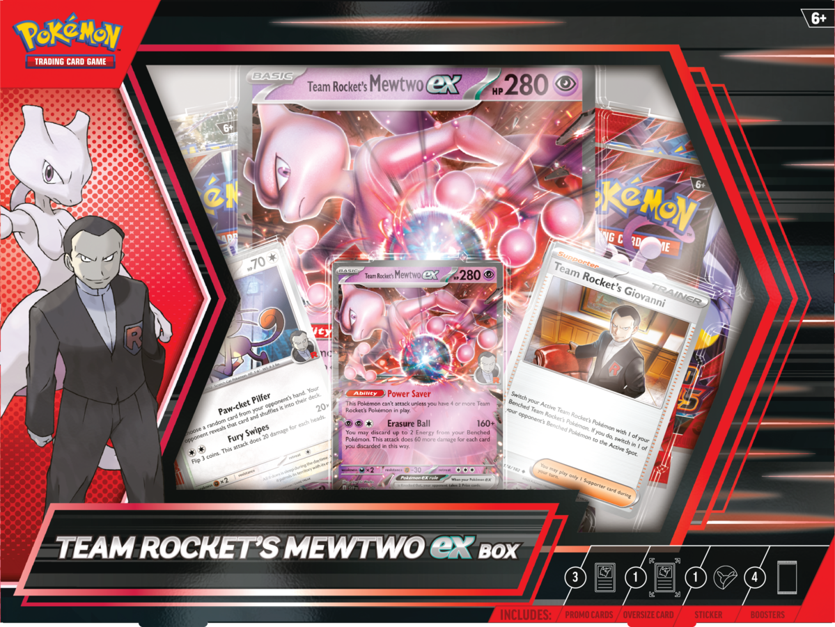 Pokémon TCG -Destined Rivals Team Rocket's Mewtwo ex Box