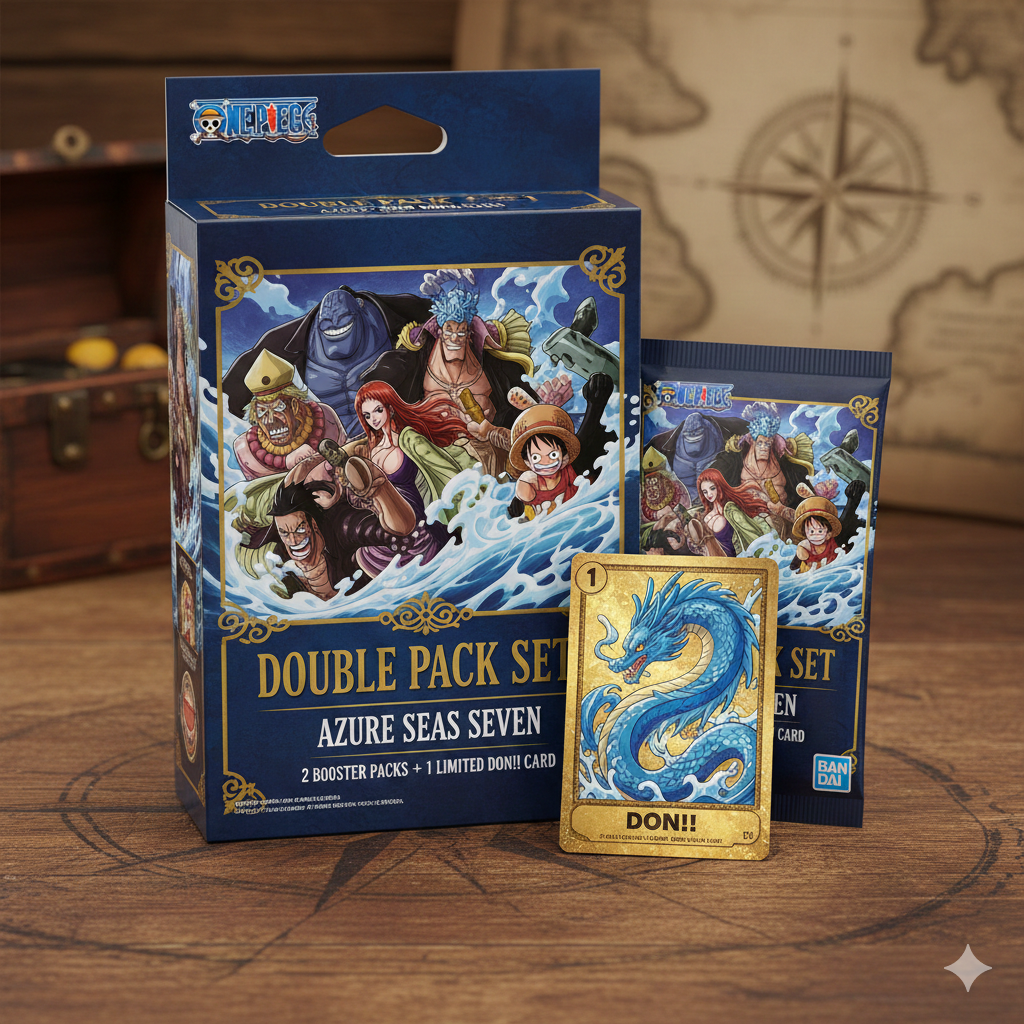 One Piece Double Pack Set Vol. 9 Azure Seas Seven - 2x boosterack