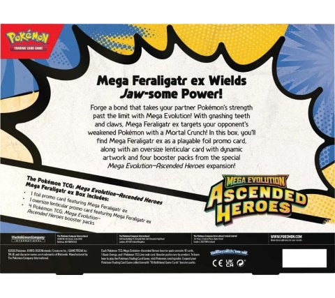 Mega Evolutions Ascended Heroes - Mega EX - Meganium Emboar Feraligatr
