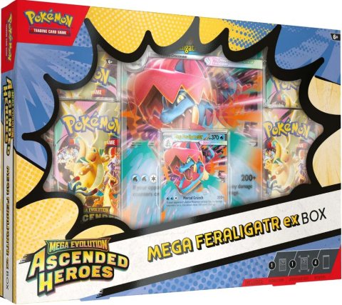 Mega Evolutions Ascended Heroes - Mega EX - Meganium Emboar Feraligatr