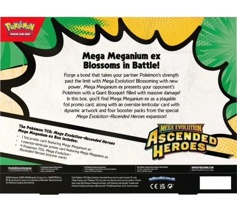 Mega Evolutions Ascended Heroes - Mega EX - Meganium Emboar Feraligatr