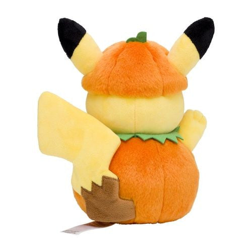 Pokemon Center Original Plush Doll Halloween Pumpkin Pikachu Knuffel
