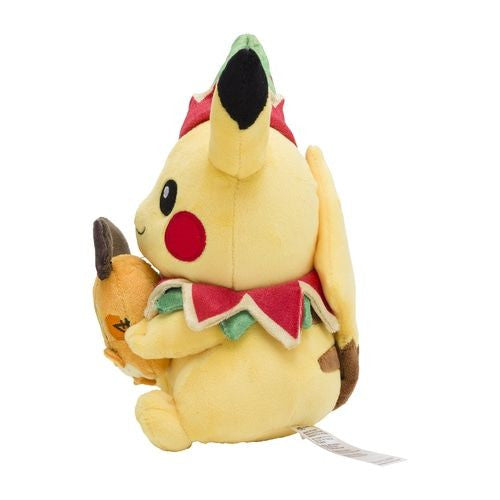 Pokemon Center Original Plush Toy Pikachu & Dedenne - Pokemon Christmas Toy Factory Knuffel
