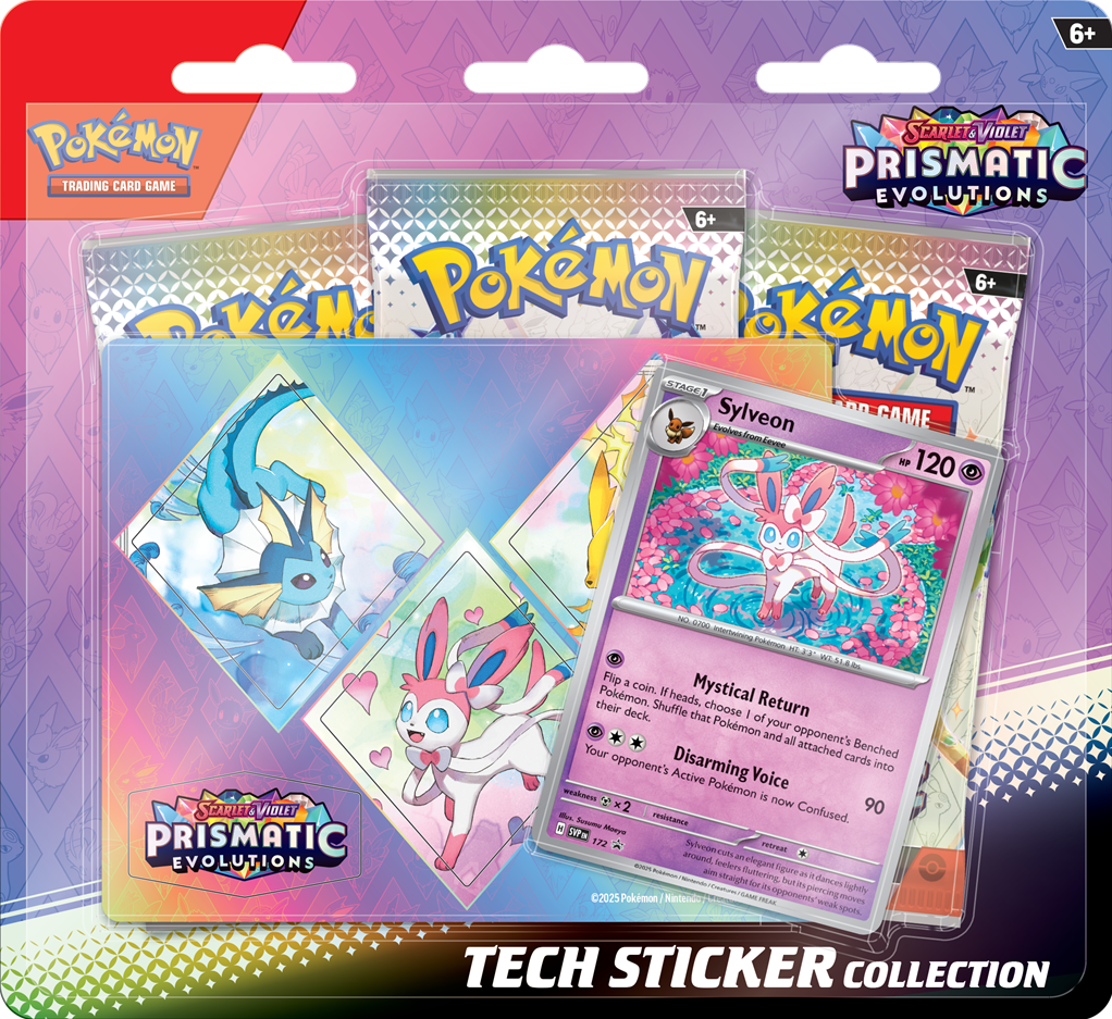 Pokémon TCG: Scarlet & Violet-Prismatic Evolutions Tech Sticker Collection