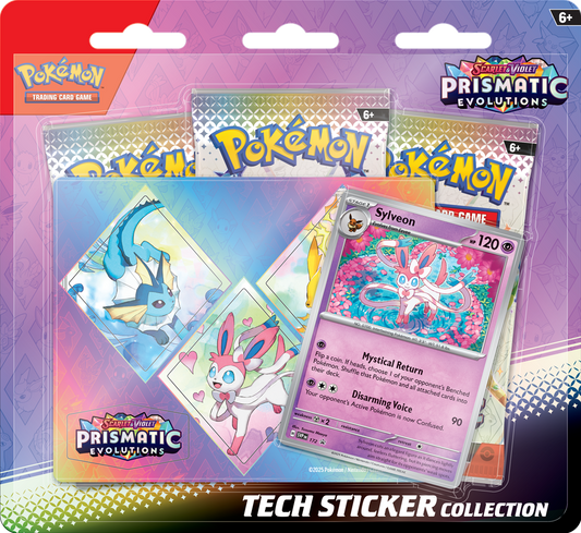 Pokémon TCG: Scarlet & Violet-Prismatic Evolutions Tech Sticker Collection