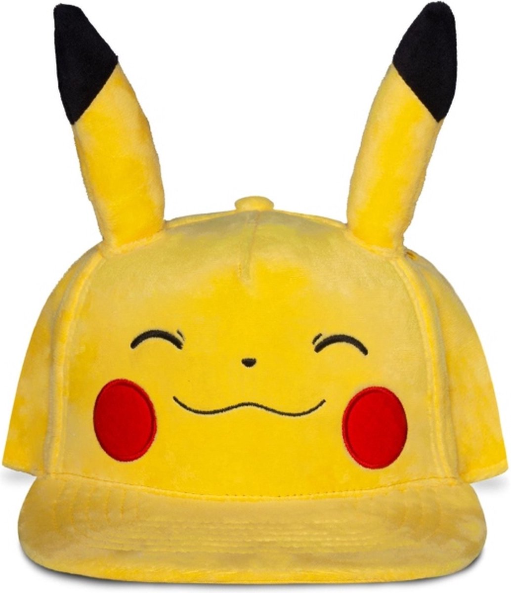 Pokemon Smiling Pikachu Novelty Cap - Pet
